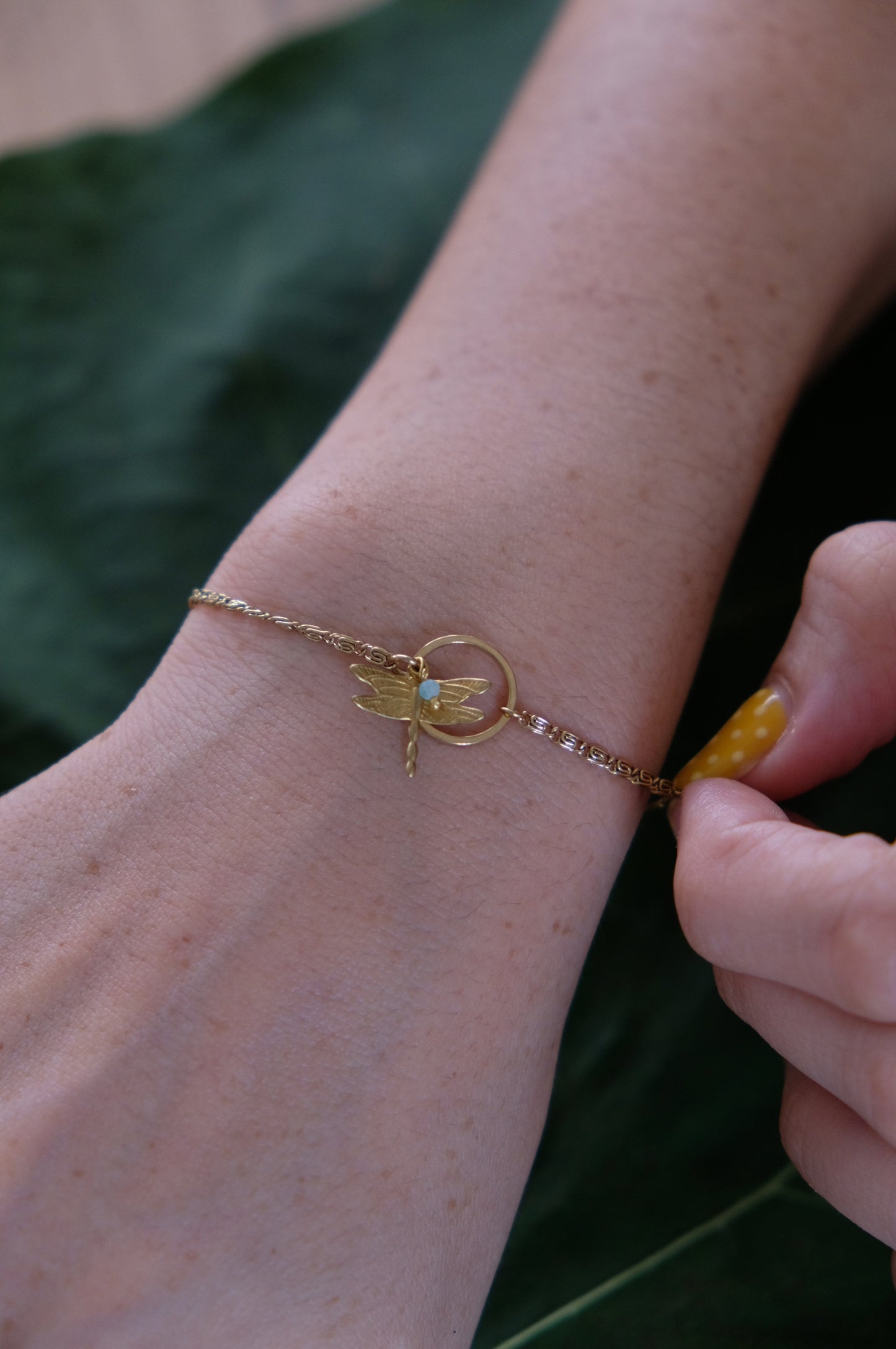 Bracciale LIBELLULA AMAZZONITE