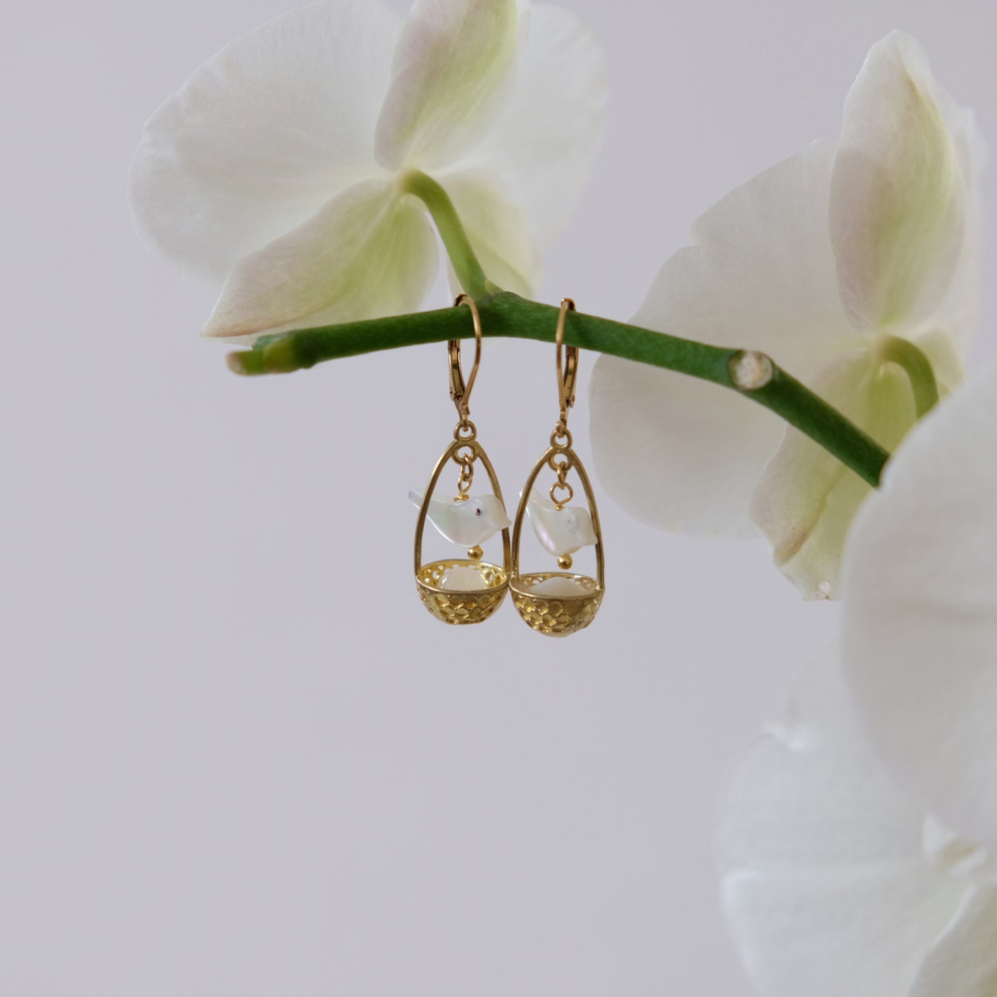 Orecchini UCCELLINO SUL NIDO