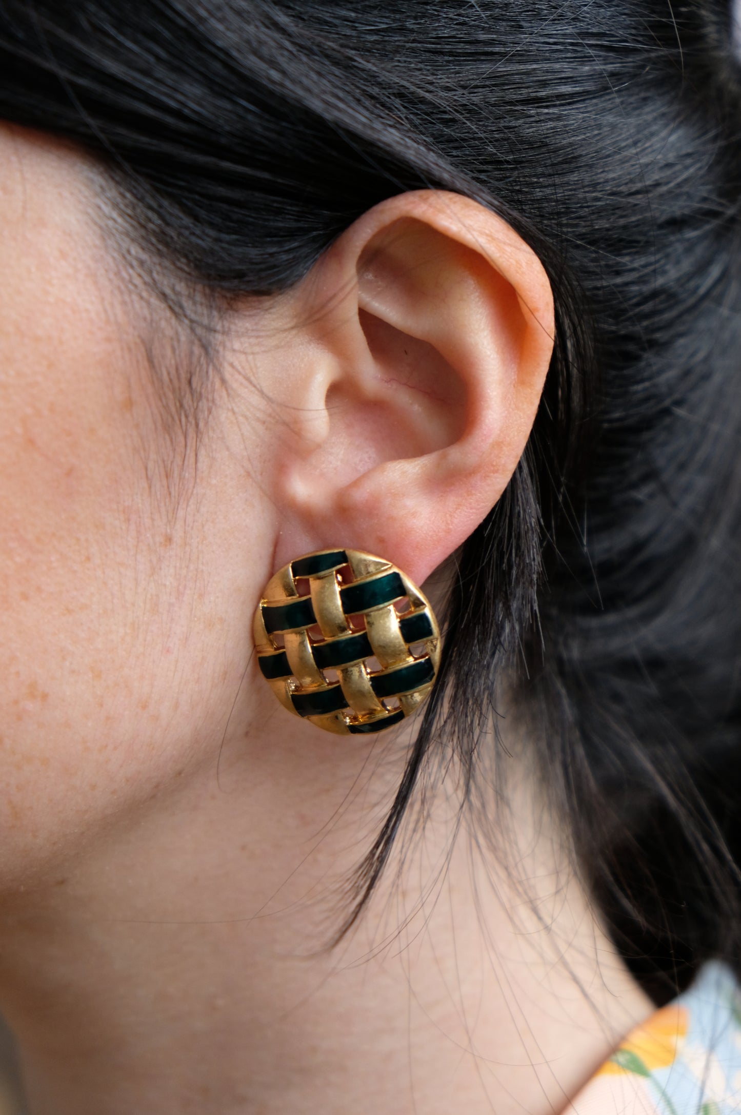TONDO BICOLORE earrings