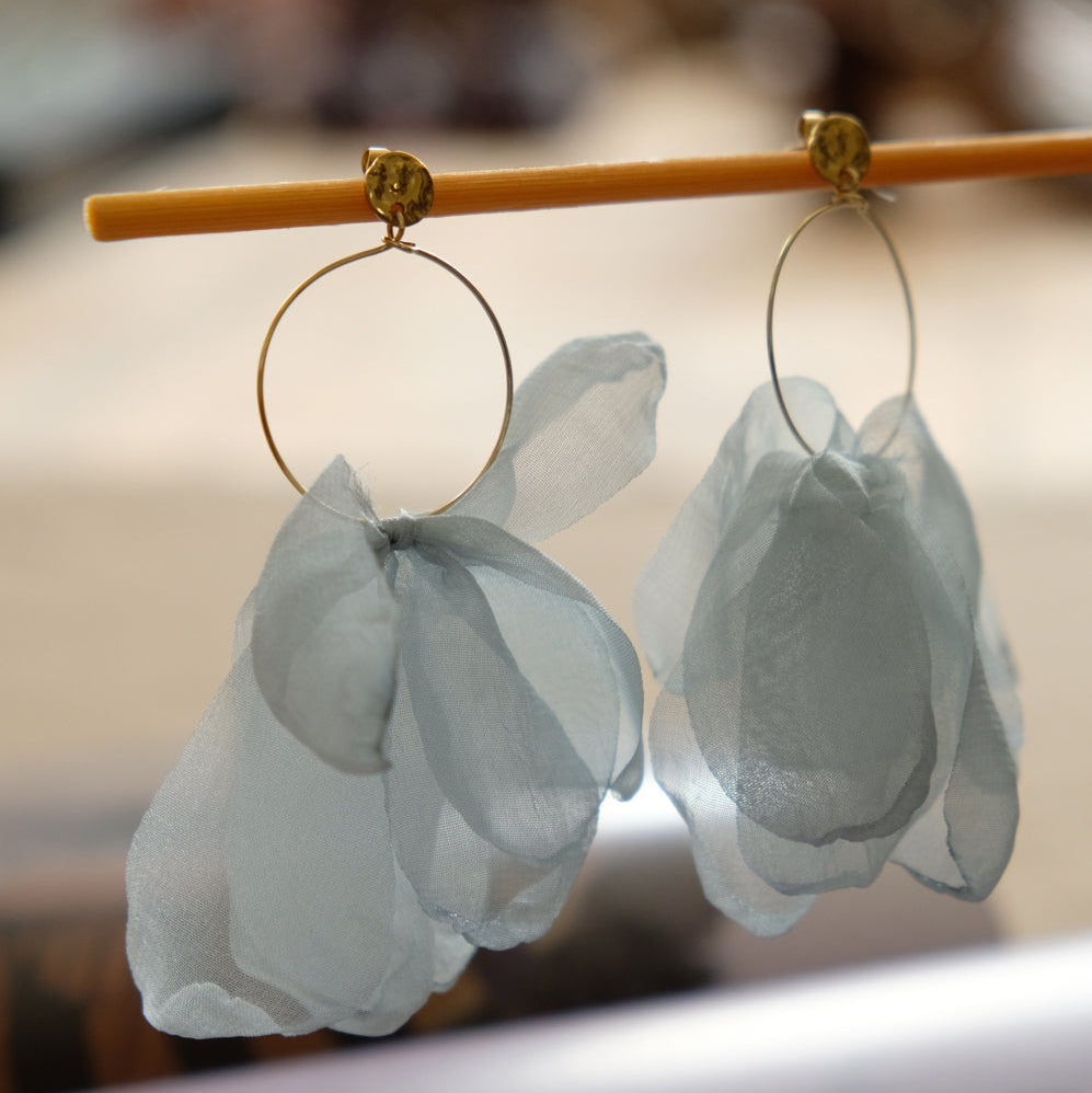 LIGHT BLUE MUSLIN Earrings