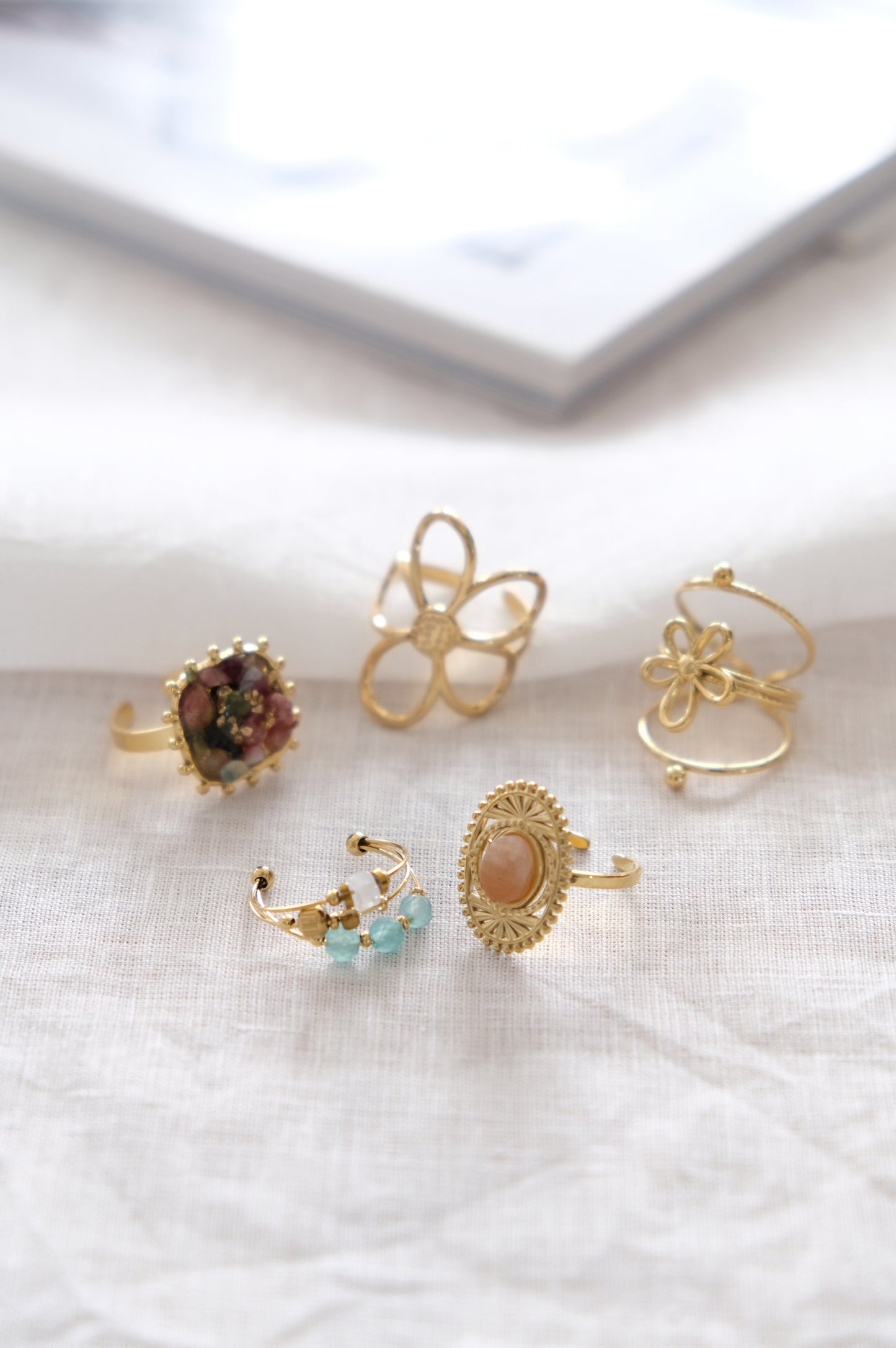 Anello AMAZZONITE