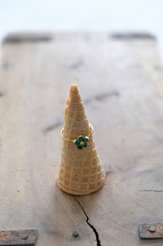 Anello FIORE DI STRASS