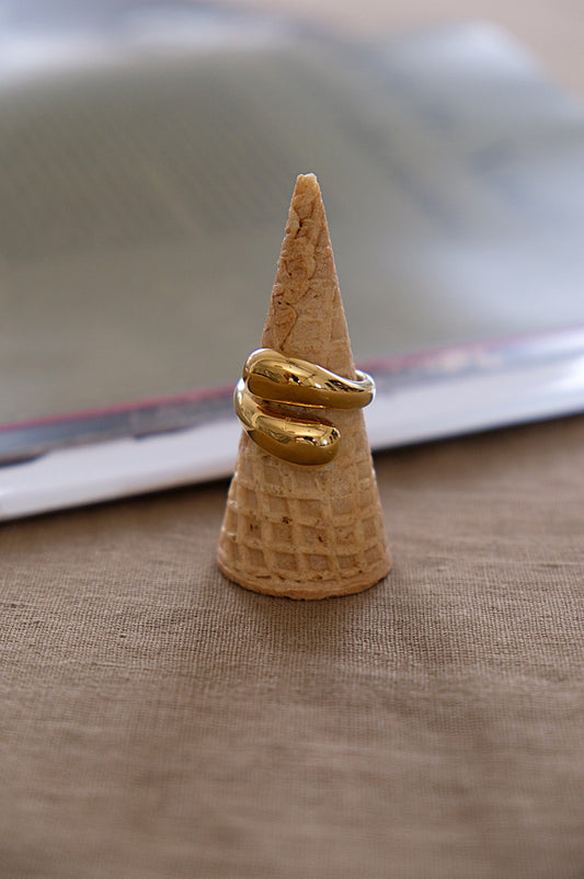 DOUBLE SPHERE ring 