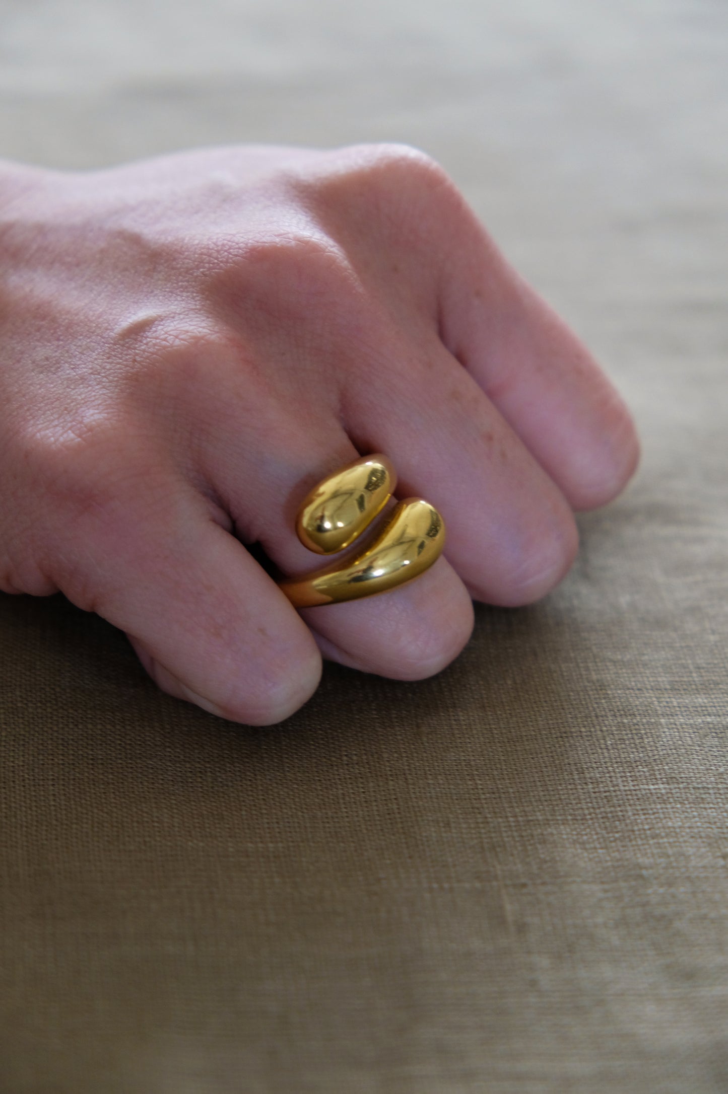 DOUBLE SPHERE ring 