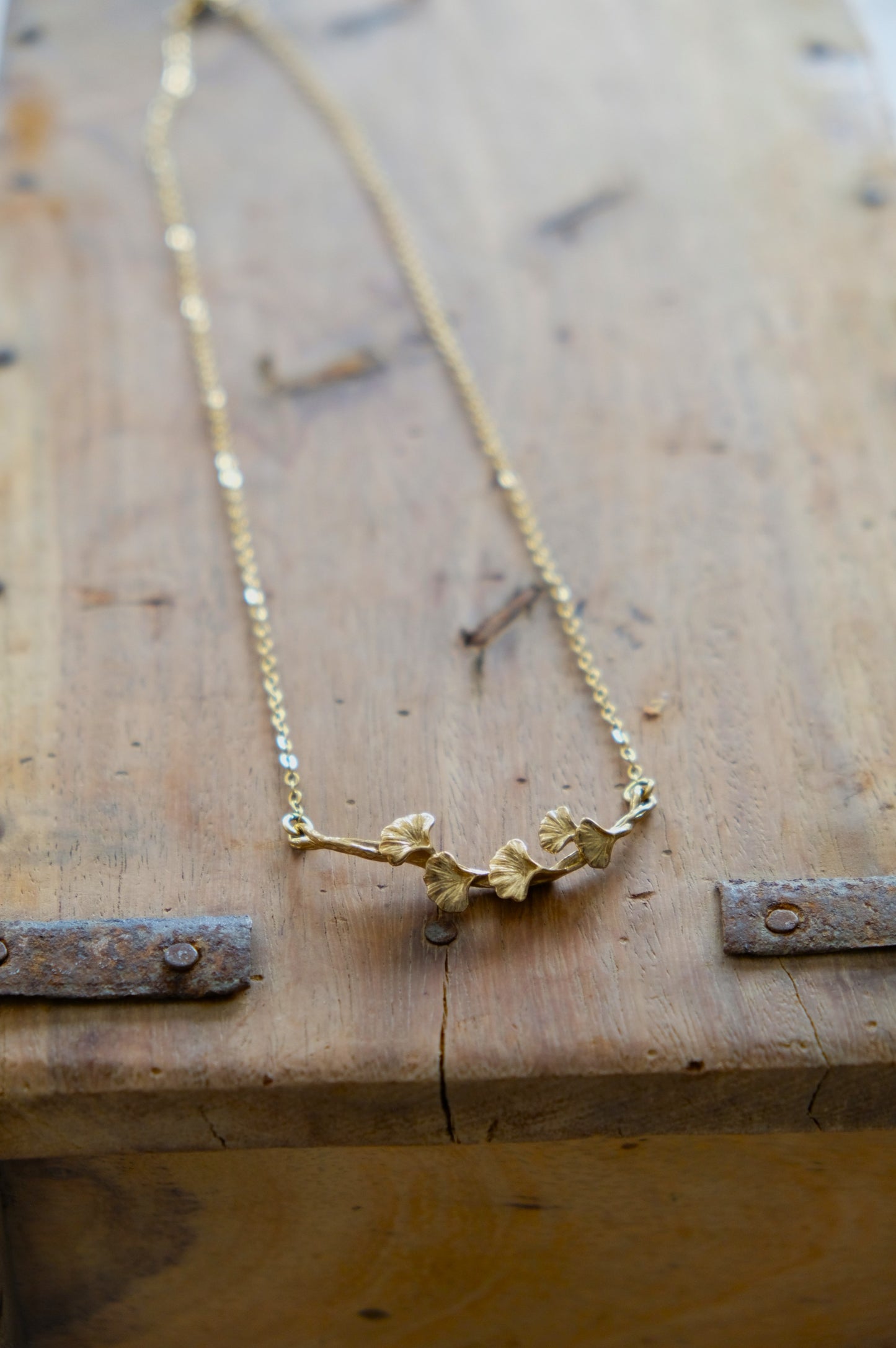 Collana FOGLIE DI GINKGO