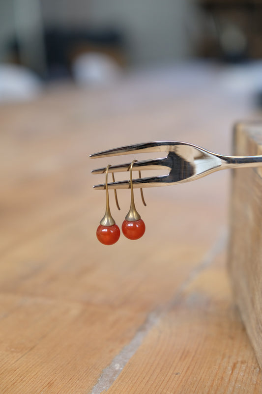 CITRINE earrings