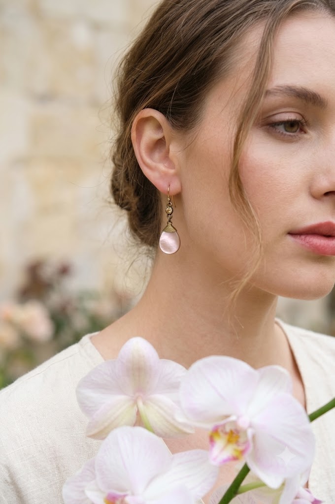 Orecchini PERLA ROSA